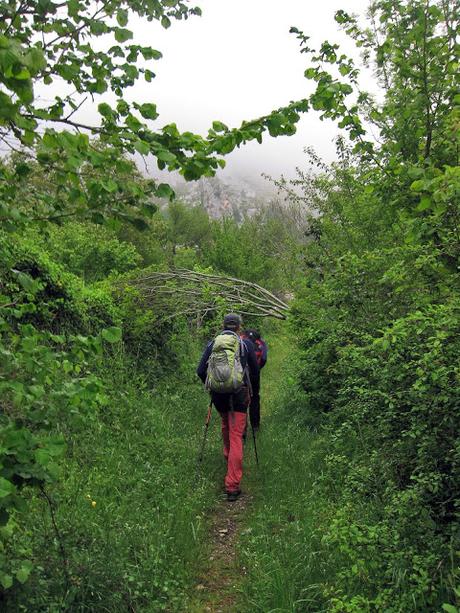 Peña Gradura por la Senda L'Gabitu y la Mucherina Peña Gradura por la Senda L'Gabitu y la Mucherina