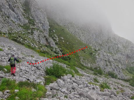 Peña Gradura por la Senda L'Gabitu y la Mucherina