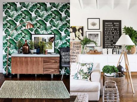 La jungla en tu hogar, lo tropical pega fuerte en 2018