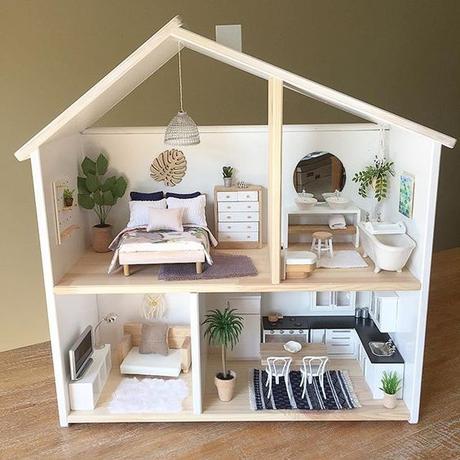 Canal Mansedumbre Inaccesible Ideas para hacer una casa de muñecas - Paperblog