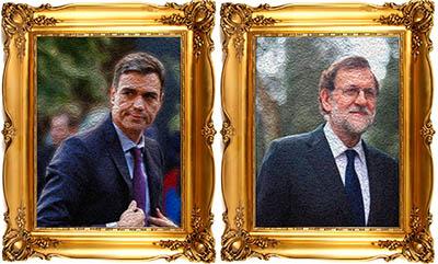 el villano arrinconado, humor, chistes, reir, satira, Mariano Rajoy, Pedro Sánchez