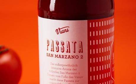 Un bonito packaging retro para una marca de salsas de tomate