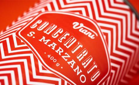 Un bonito packaging retro para una marca de salsas de tomate