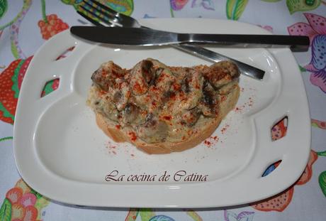 Champiñones a la crema