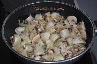 Champiñones a la crema