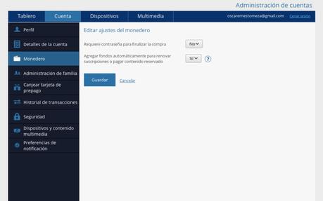 Como requerir clave para efectuar compras en PlayStation Store