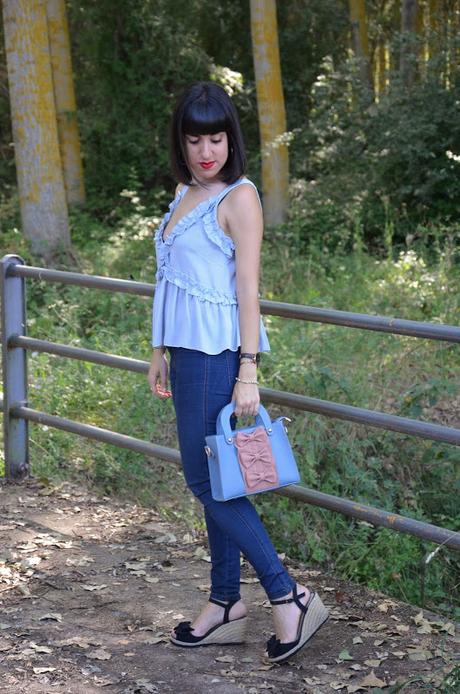 Light Blue Blouse