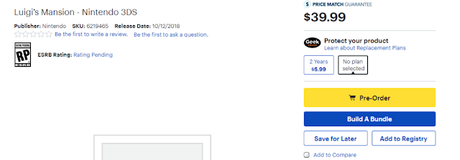 Luigi's Mansion de Nintendo 3DS llegaría el 12 de octubre Luigi's Mansion de Nintendo 3DS llegaría el 12 de octubre
