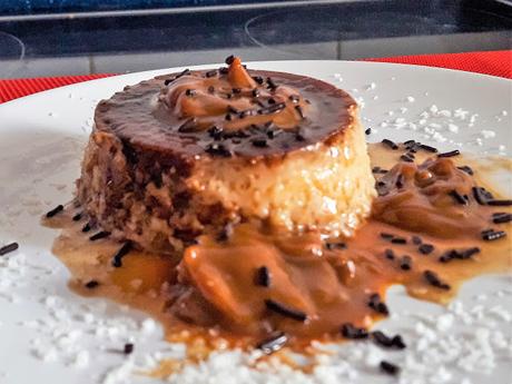 FLAN CON DULCE DE LECHE