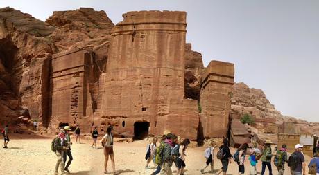 Ruinas de Petra. Jordania