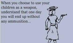 Usar los niños como armas