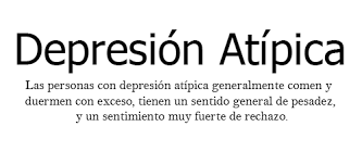 Depresión atípica