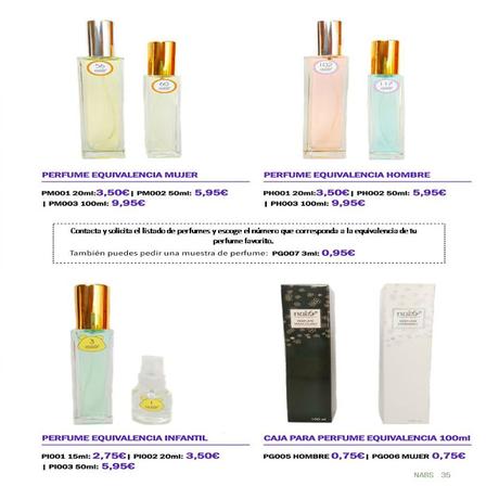 Nabs Perfumes Equivalencia