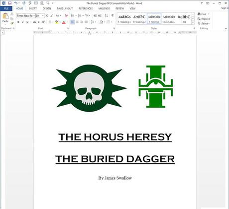 The Buried Dagger: Doom of the Death Guard de J. Swallow en Marzo del año que viene The Buried Dagger: Doom of the Death Guard de J. Swallow en Marzo del año que viene