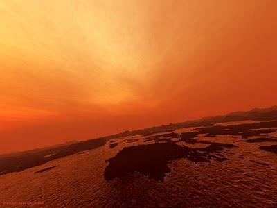 ¿Por qué Titán tiene una atmósfera mucho más densa que Marte o Ganímedes?