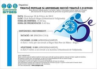 TRIATLON 5to. ANIVERSARIO