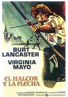 EL HALCÓN Y LA FLECHA (1950), DE JACQUES TOURNEUR. DARDO DE LOS BOSQUES.