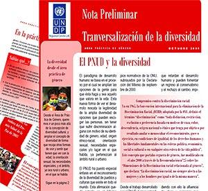 ¿Transversalizar la diversidad? ¿Transversalizar la diversidad?