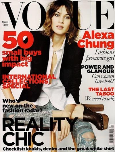 Vogue Uk Alexa Chung