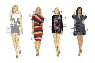 Juega con tus modelos favoritas, ahora en forma de muñecas de papel