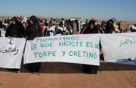 La Unión Nacional de Mujeres Saharauis con Aminetu