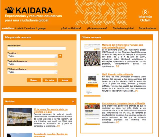 Kaidara: Experiencias y recursos educativos