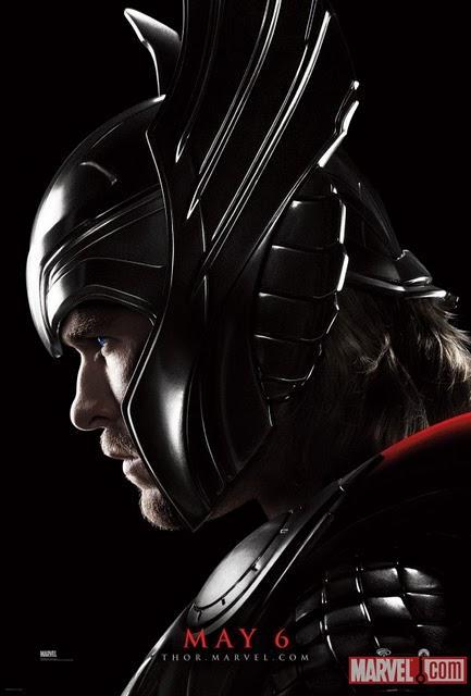 Nuevos pósters de 'Thor', mostrando los cascos de Thor y Loki
