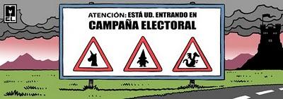 Campaña electoral: calientan los motores.