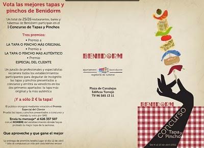 I Concurso de Tapas y Pinchos Benidorm 2011
