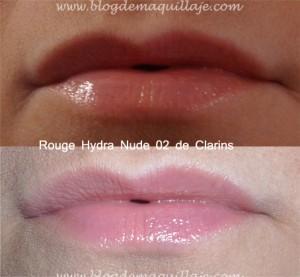 Barra de labios Rouge Hydra Nude de Clarins