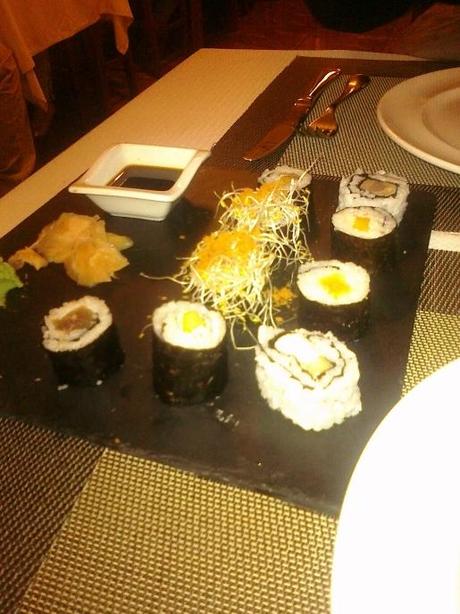 Sushi, Cocktails, Naranja y Perfecto