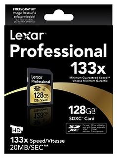 Lexar Media comienza la distribución de la primer tarjeta de memoria de la industria de 128GB Professional SDXC