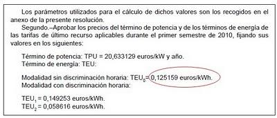 TARIFAS ELECTRICAS TODAVIA MAS CARAS DE LO QUE DICE EL GOBIERNO.