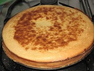 Tarta de queso con maizena y miel