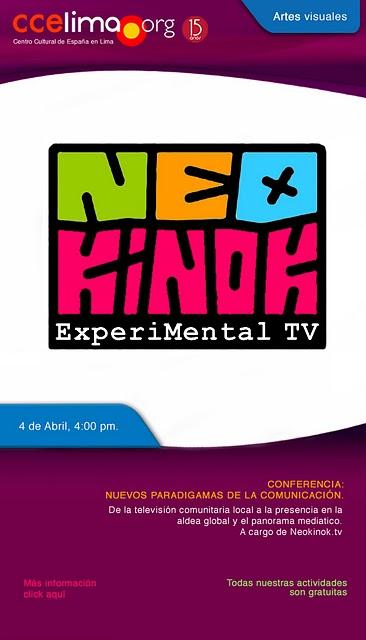 Nuevos paradigmas de la comunicación, Conferencia en CCElima 4 de abril