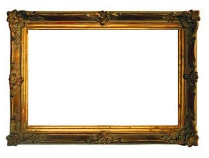 Tú Preguntas! Ideas para tunear un marco dorado