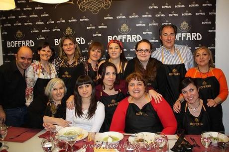 Paco Roncero y Mireia Anglada, cocinando con Boffard