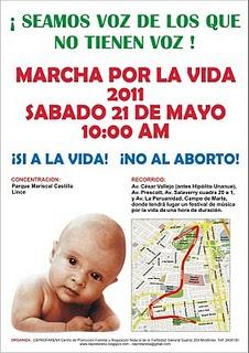 GRAN MARCHA POR LA VIDA 2011 EN LIMA