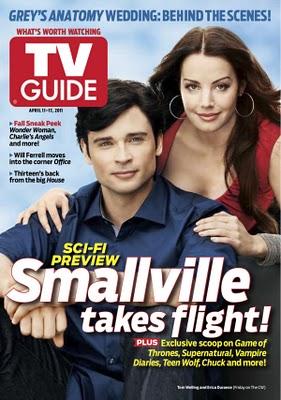 SMALLVILLE: Tom Welling y Erica Durance en la TV Guide