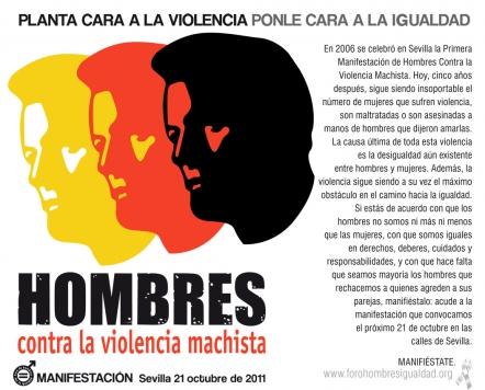 Planta Cara a la Violencia. Ponle Cara a la Igualdad. Sevilla, 21 de octubre.