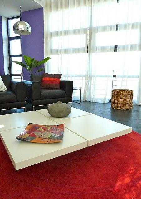 Ikea hack. La mesa de centro de Rocio: 7 mesas lack= 1 mesa de centro