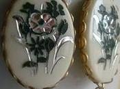 Pendientes vintage flores