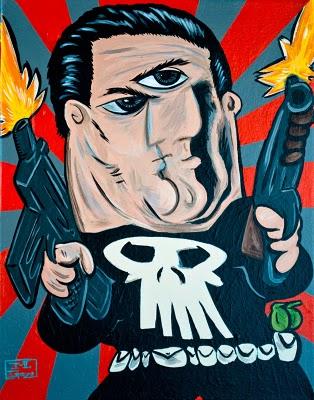 Mike Esparza: Súper héroes al estilo Picasso.