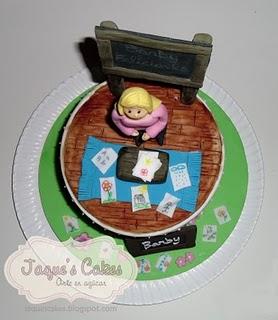 Cumpleaños de Barby, en la Facultad de Educación. 1º A, Grado Educación Infantil