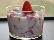 Postre Yogur Fresas Ligth