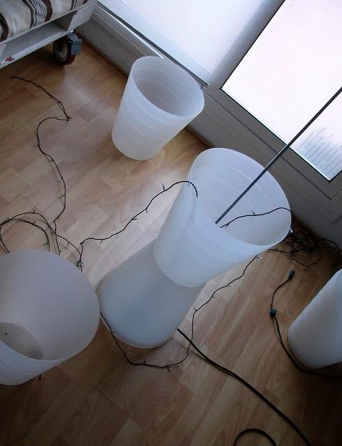 Ikea hack: La lámpara de 7 papeleras de KMN