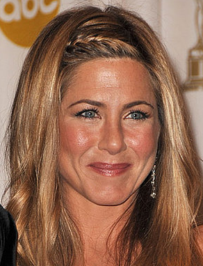 jennnifer aniston oscars 2009 trenza