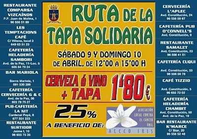 Onil. Ruta de la Tapa Solidaria