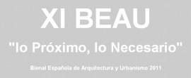 Premios XI Bienal Arquitectura y Urbanismo (BEAU) 2011