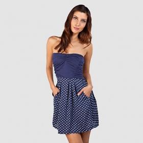 Vestido marino Lemon Beret: moda ultra femnina